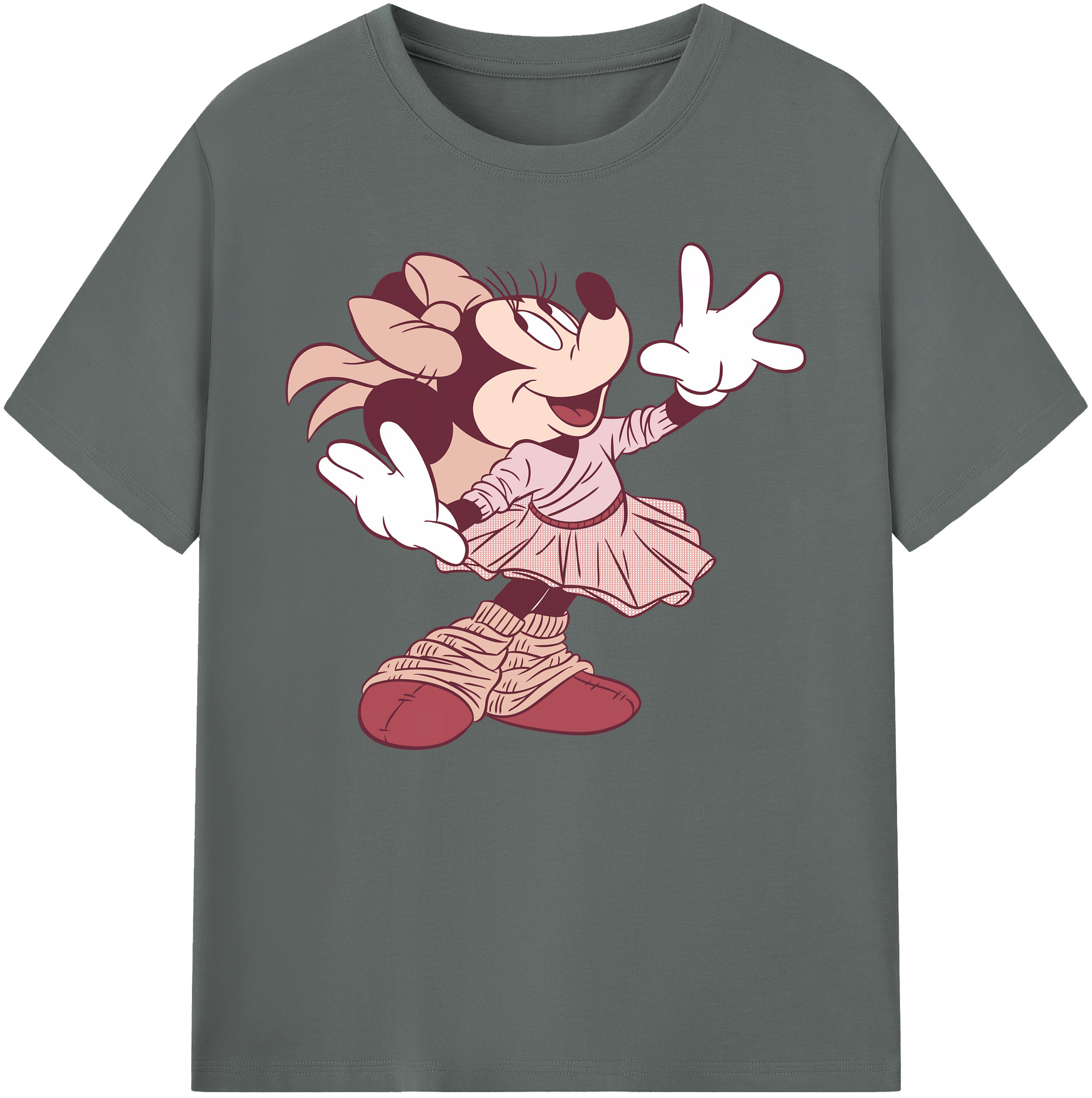ミッキーマウス Mickey Mouse 綿100％ メンズ半袖Tシャツ｜肌触りやわらか＆通気性